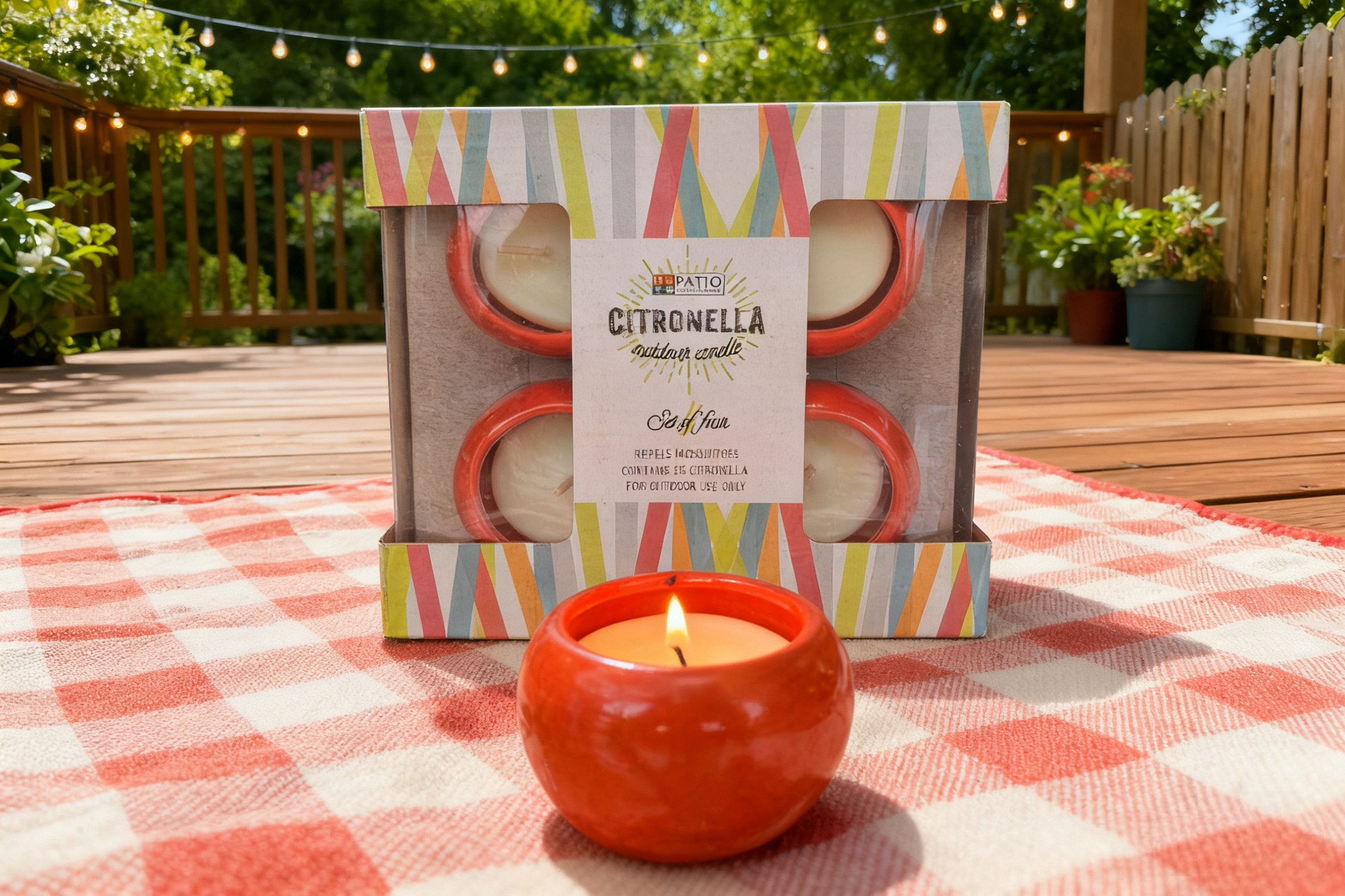 4pk Mini Cermia Bowl Filled Candle